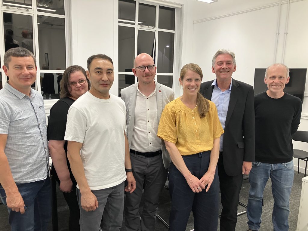 Meeting between workers, WSC Richard Leonard MSP and Brian Leishman MP
